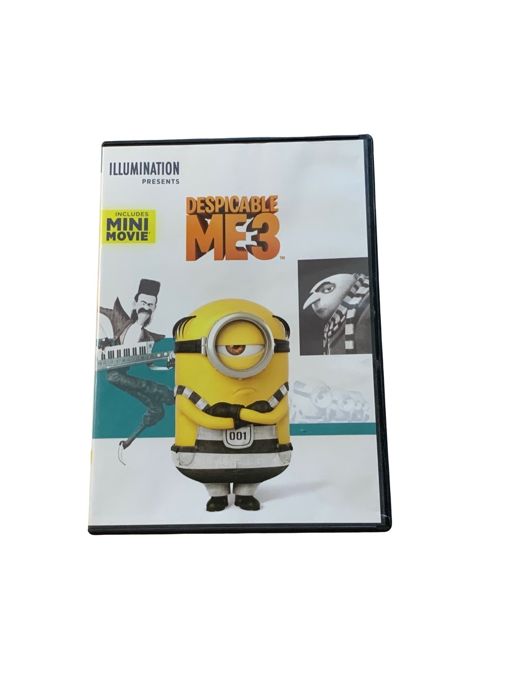 Despicable Me 3 DVD 2017 Animated Comedy Family Mini Movie Bonus Features